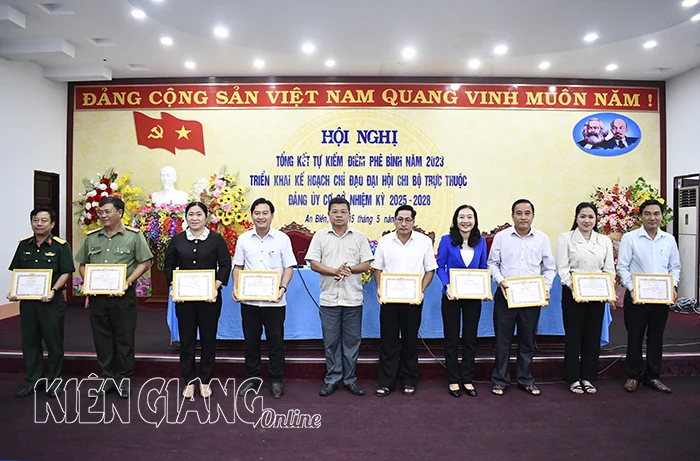 Đảng bộ huyện An Biên có 3.019 đảng viên hoàn thành tốt nhiệm vụ